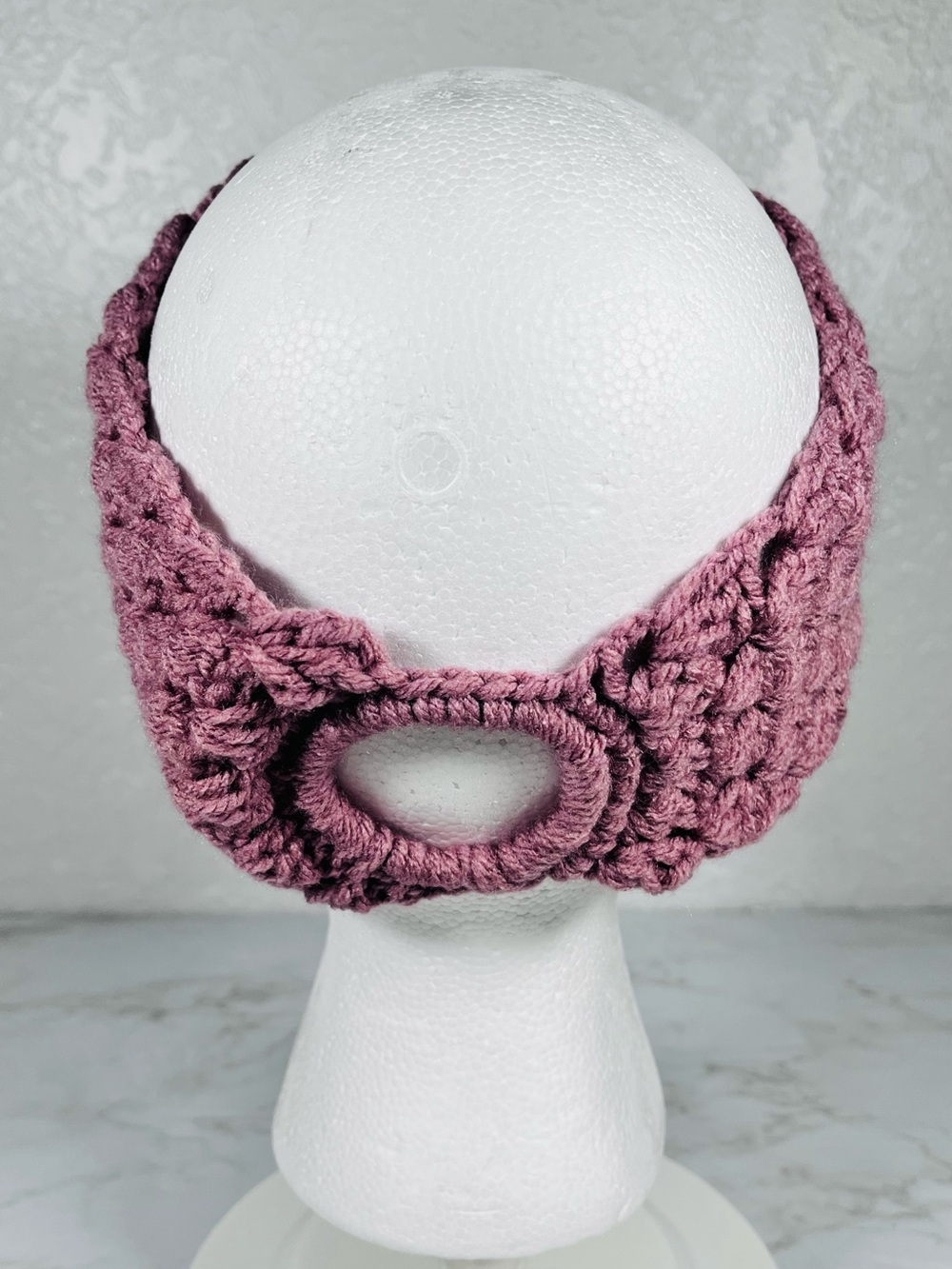 Crochet Headband Ponytail Holder - Picture 9 of 9